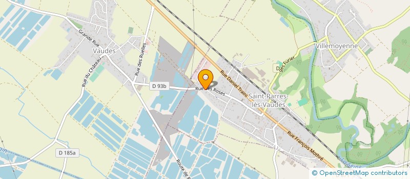 localisation de l'entreprise SCI LES 8 MARGUERITES  SAINT-PARRES-LES-VAUDES