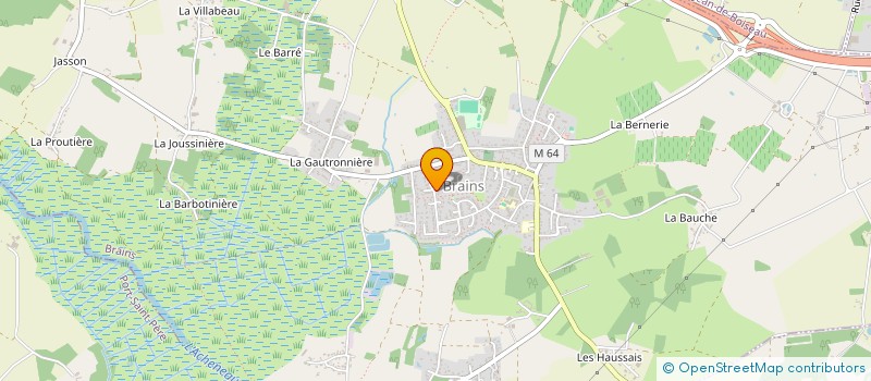 localisation de l'entreprise SCI LES A.R.C.S.  BRAINS