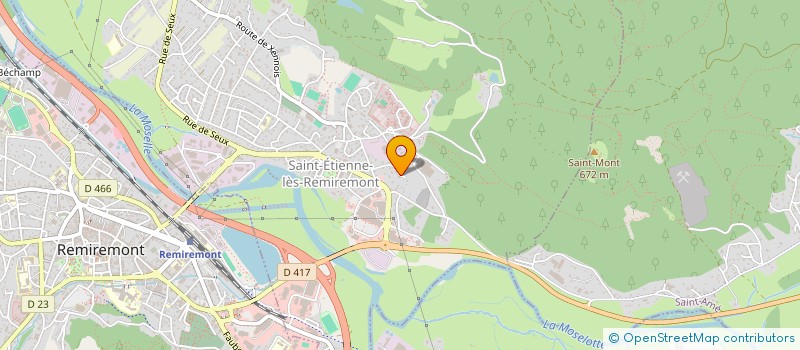 localisation de l'entreprise SCI LES ABBESSES  SAINT-ETIENNE-LES-REMIREMONT