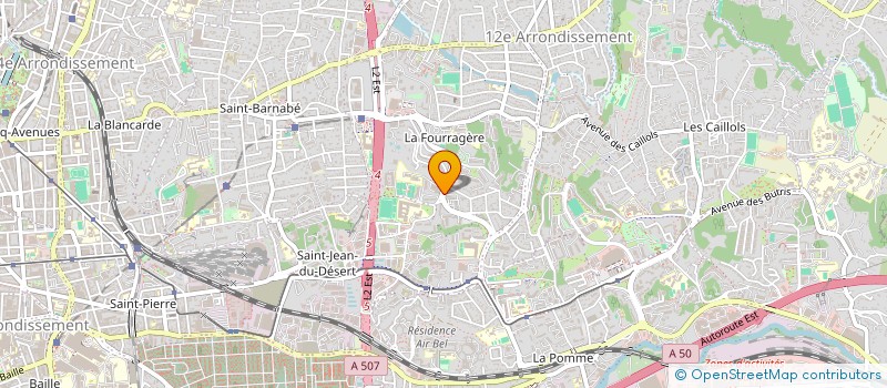 localisation de l'entreprise SCI LES ABEILLES à MARSEILLE