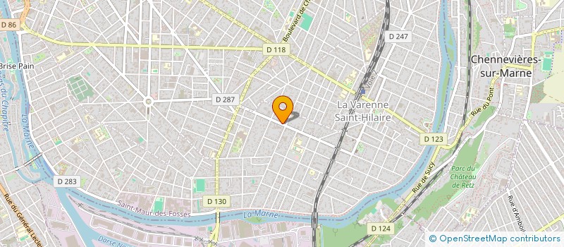 localisation de l'entreprise SCI LES ABEILLES à SAINT-MAUR-DES-FOSSES