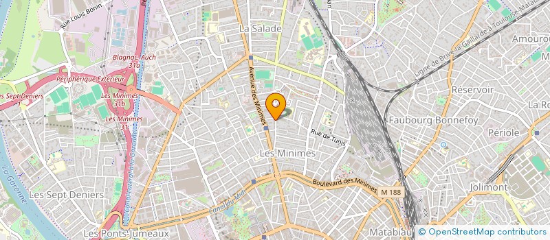 localisation de l'entreprise SCI LES ABEILLES  TOULOUSE