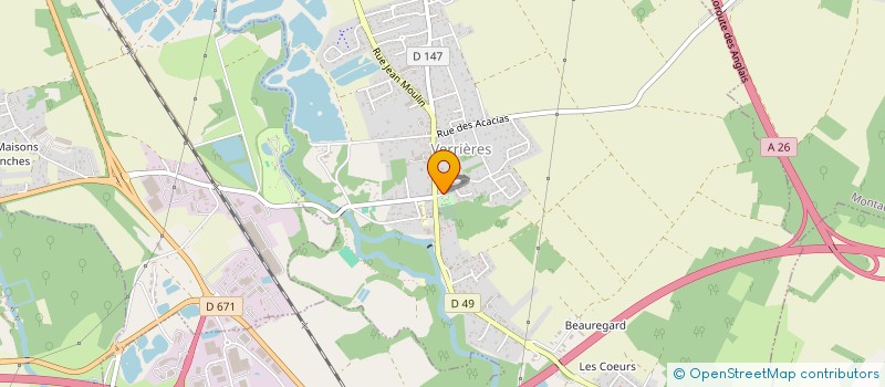 localisation de l'entreprise SCI LES ABEILLES  MONTREUIL SUR BARSE