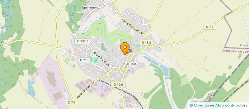 localisation de l'entreprise SCI LES ABEILLES à AUNEAU-BLEURY-SAINT-SYMPHORIEN
