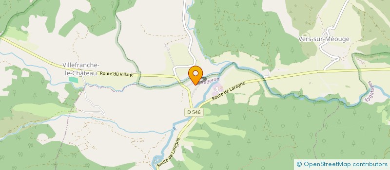 localisation de l'entreprise SCI LES ABEILLES  SEDERON