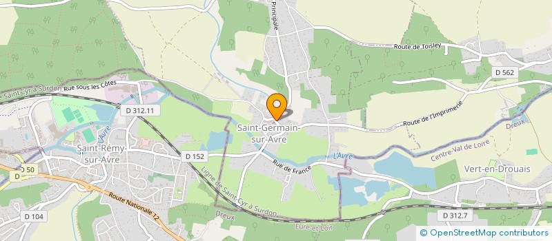 localisation de l'entreprise SCI LES ABEILLES  MARCILLY-LA-CAMPAGNE