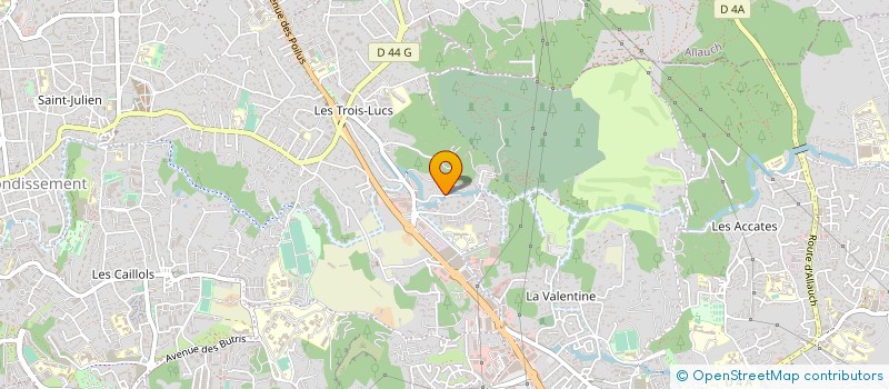 localisation de l'entreprise SCI LES ABEILLES à MARSEILLE