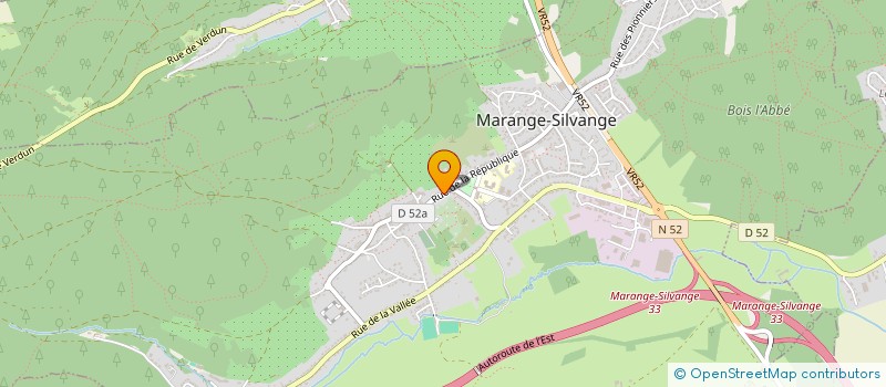 localisation de l'entreprise SCI LES ABEILLES  MARANGE-SILVANGE