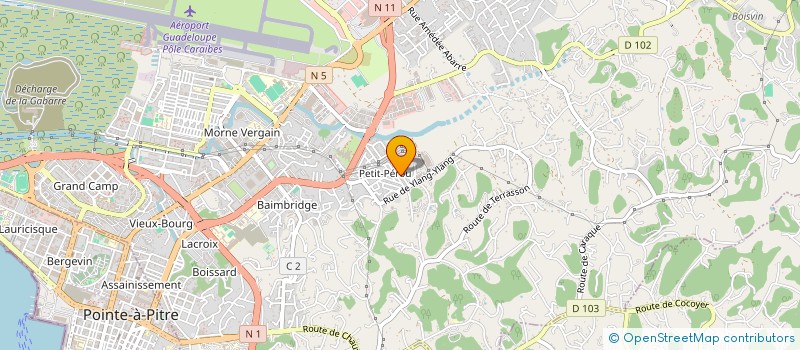 localisation de l'entreprise SCI LES ABEILLES B à LES ABYMES