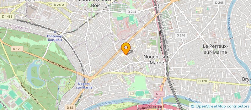 localisation de l'entreprise SCI LES ABEILLONS  NOGENT-SUR-MARNE