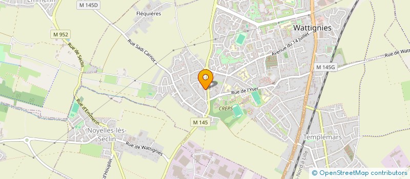 localisation de l'entreprise SCI LES ABIMES  HEURINGHEM