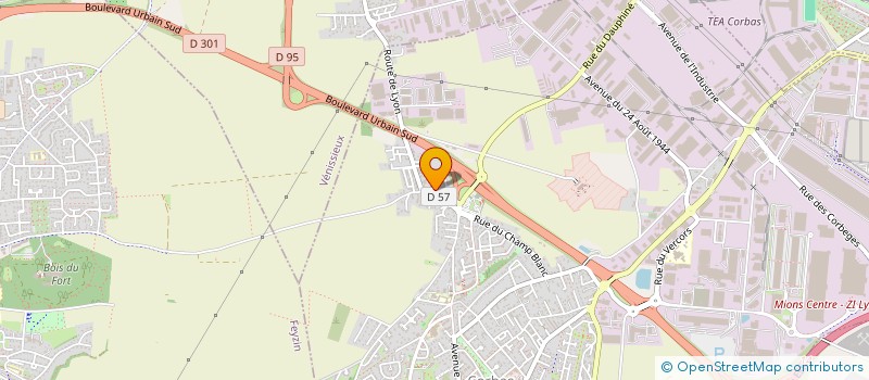 localisation de l'entreprise SCI LES ACACIAS à CORBAS