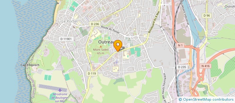 localisation de l'entreprise SCI LES ACACIAS  OUTREAU