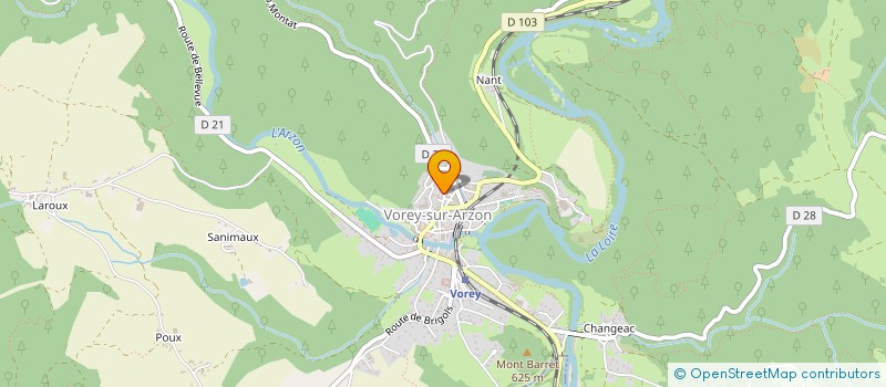 localisation de l'entreprise SCI LES ACACIAS  VOREY