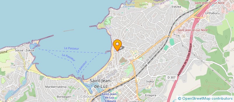 localisation de l'entreprise SCI LES ACACIAS à SAINT-JEAN-DE-LUZ