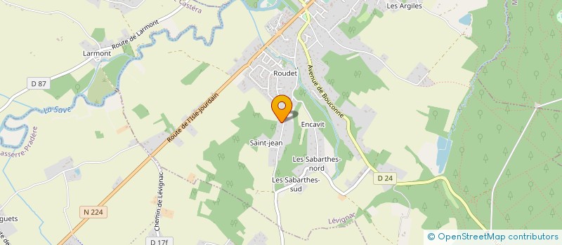 localisation de l'entreprise SCI LES ACACIAS  MONTAIGUT-SUR-SAVE