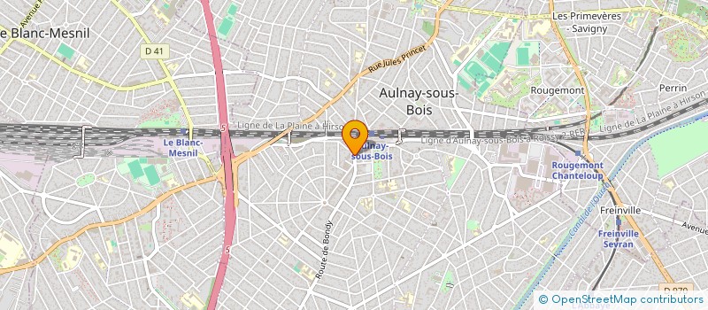localisation de l'entreprise SCI LES ACACIAS à AULNAY-SOUS-BOIS