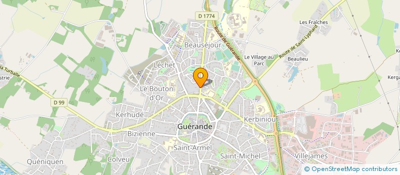 localisation de l'entreprise SCI LES ACACIAS  GUERANDE