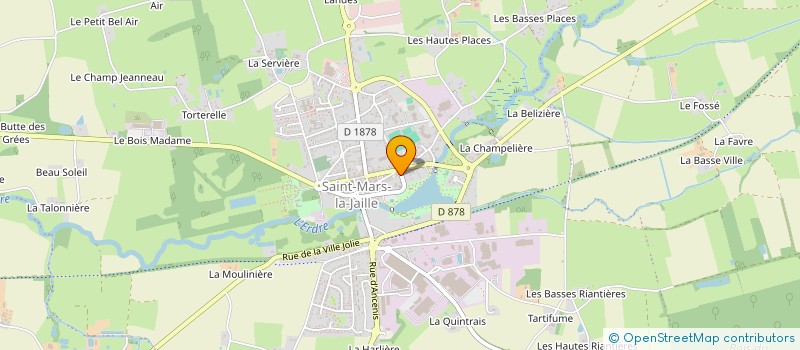 localisation de l'entreprise SCI LES ACACIAS  VALLONS-DE-L'ERDRE