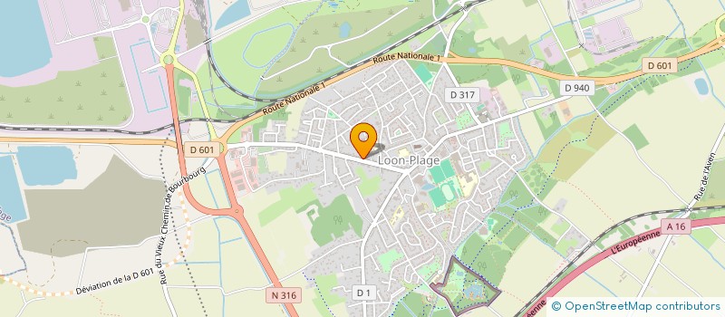 localisation de l'entreprise SCI LES ACACIAS  LOON-PLAGE