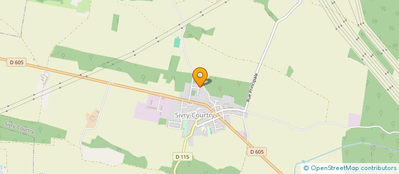 localisation de l'entreprise SCI LES ACACIAS  SIVRY-COURTRY