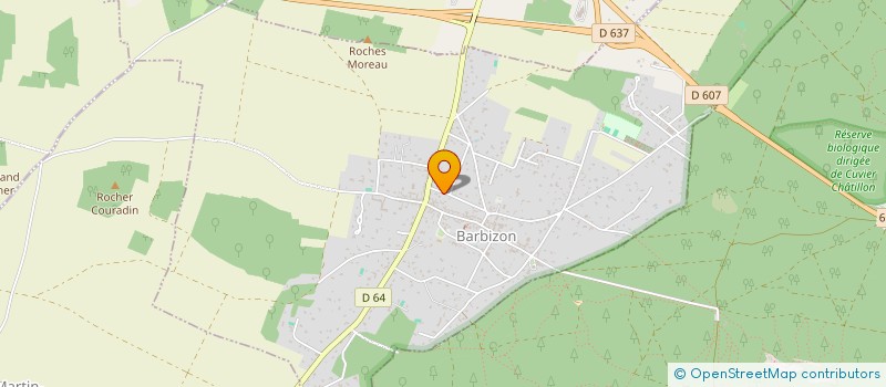 localisation de l'entreprise SCI LES ACACIAS  BARBIZON