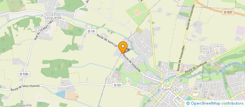 localisation de l'entreprise SCI LES ACACIAS  SAINT-LYS