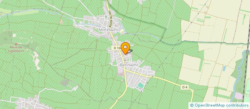 localisation de l'entreprise SCI LES ACACIAS  BENNWIHR