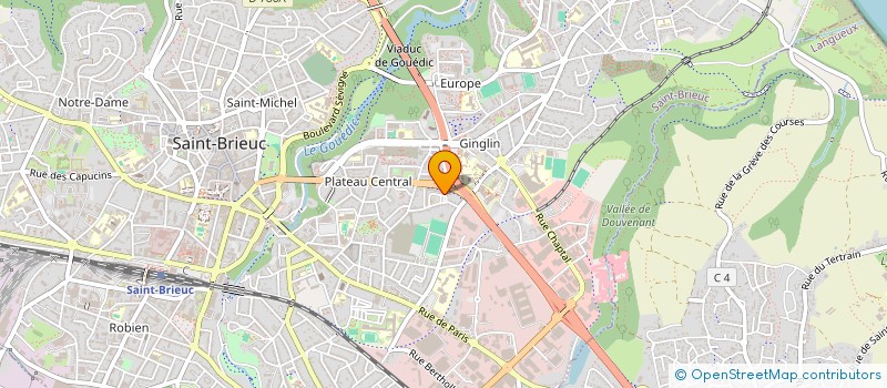 localisation de l'entreprise SCI LES ACACIAS à SAINT-BRIEUC