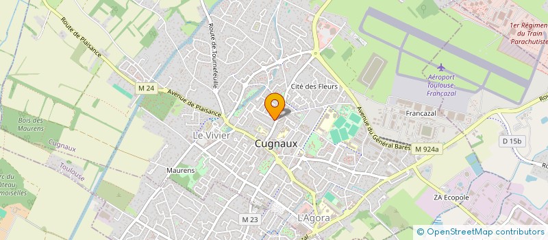 localisation de l'entreprise SCI LES ACACIAS  CUGNAUX