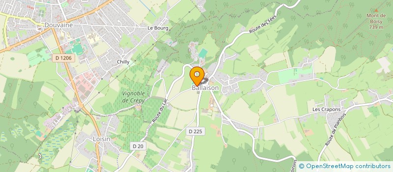 localisation de l'entreprise SCI LES ACACIAS  BALLAISON