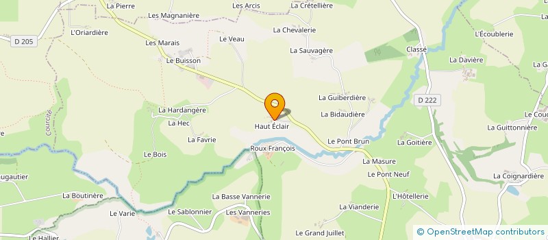 localisation de l'entreprise SCI LES ACACIAS  SAINT-GERMAIN-DE-COULAMER