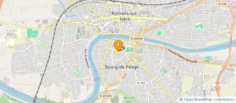 localisation de l'entreprise SCI LES ACACIAS  BOURG-DE-PEAGE