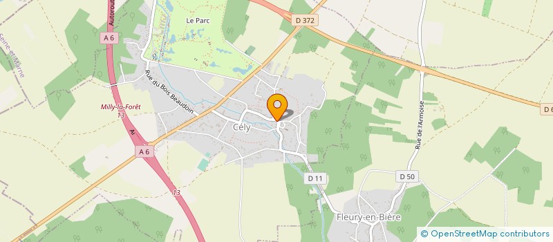 localisation de l'entreprise SCI LES ACACIAS  CELY