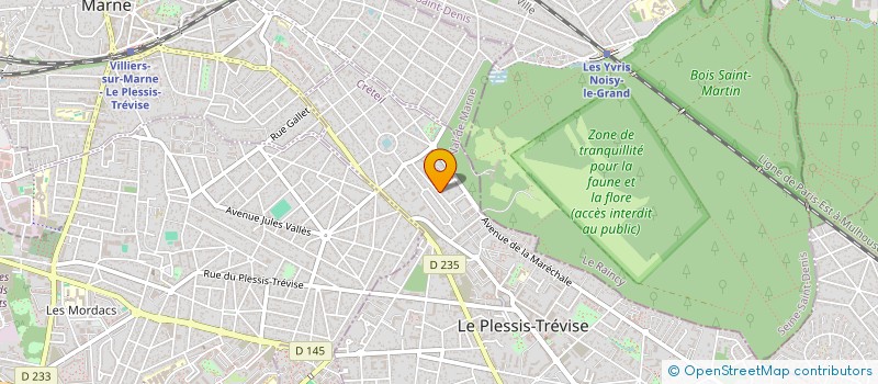 localisation de l'entreprise SCI LES ACACIAS  LE PLESSIS-TREVISE