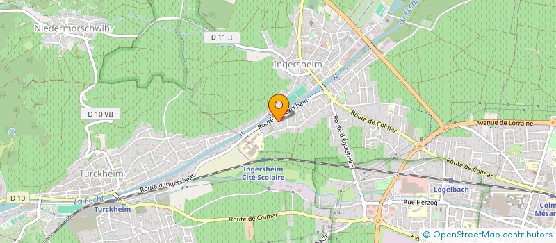 localisation de l'entreprise SCI LES ACACIAS  INGERSHEIM