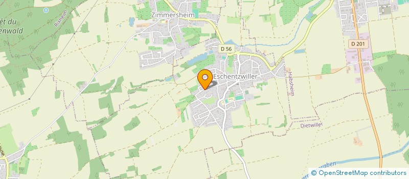 localisation de l'entreprise SCI LES ACACIAS  ZIMMERSHEIM