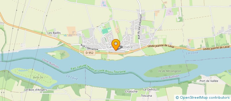 localisation de l'entreprise SCI LES ACACIAS  LOIRE-AUTHION