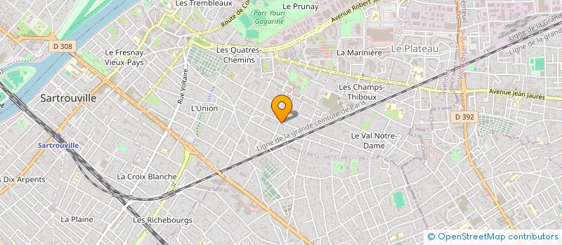 localisation de l'entreprise SCI LES ACACIAS  SARTROUVILLE