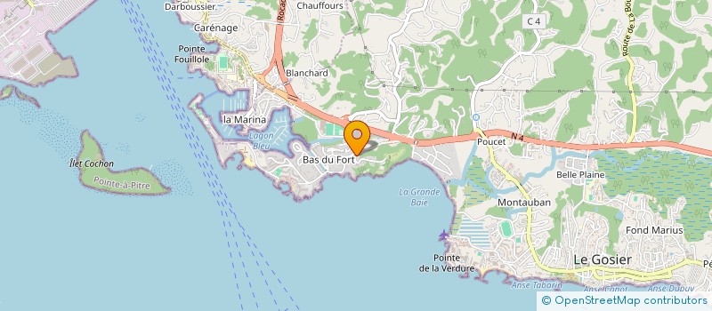 localisation de l'entreprise SCI LES ACACIAS SHITALOU à LE GOSIER