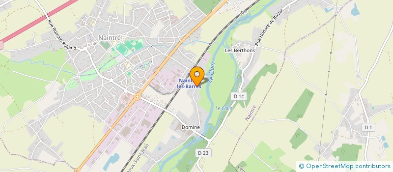 localisation de l'entreprise SCI LES ACANTHES  NAINTRE