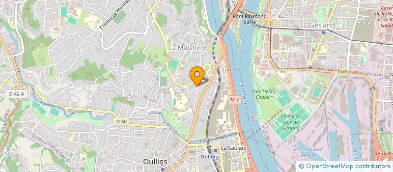 localisation de l'entreprise SCI LES ACCACIAS  LA MULATIERE