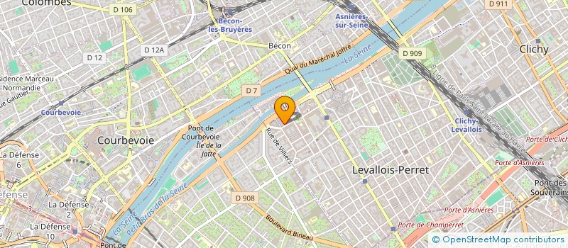 localisation de l'entreprise SCI LES ACCORDS A à LEVALLOIS-PERRET