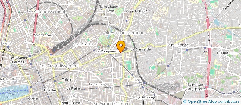 localisation de l'entreprise SCI LES ACCOULES à MARSEILLE