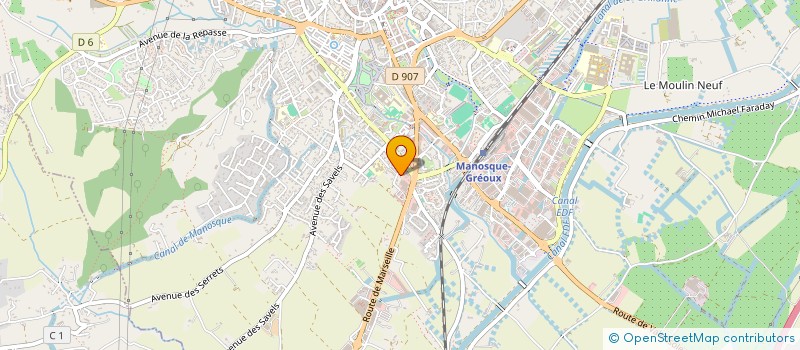 localisation de l'entreprise SCI LES ADRECHS à MANOSQUE
