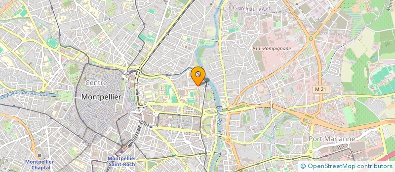 localisation de l'entreprise SCI LES AGAPANTHES à MONTPELLIER