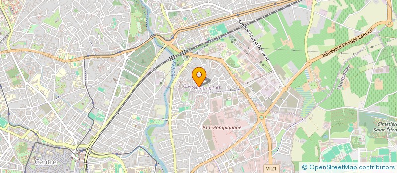 localisation de l'entreprise SCI LES AGAPANTHES à CASTELNAU-LE-LEZ