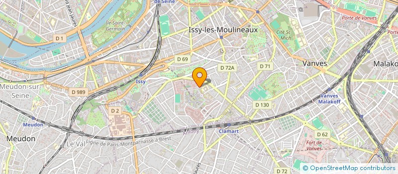 localisation de l'entreprise SCI LES AGAPANTHES à ISSY-LES-MOULINEAUX
