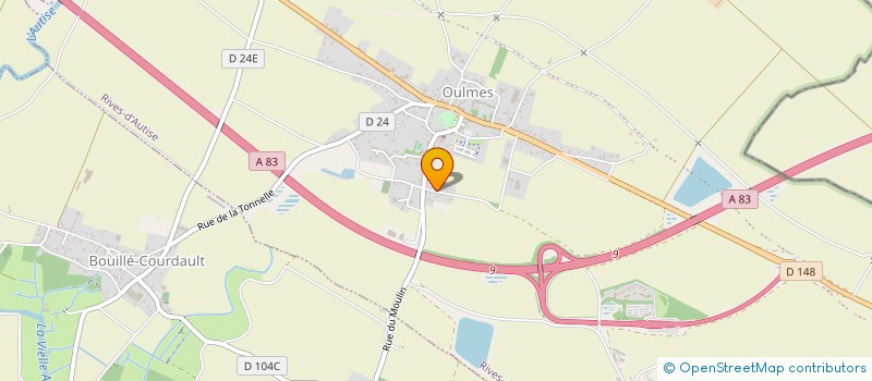 localisation de l'entreprise SCI LES AGAPANTHES  RIVES-D'AUTISE