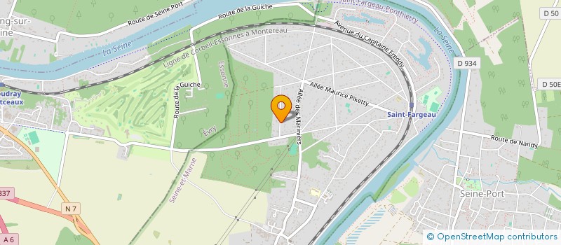 localisation de l'entreprise SCI LES AGAPANTHES  SAINT-FARGEAU-PONTHIERRY